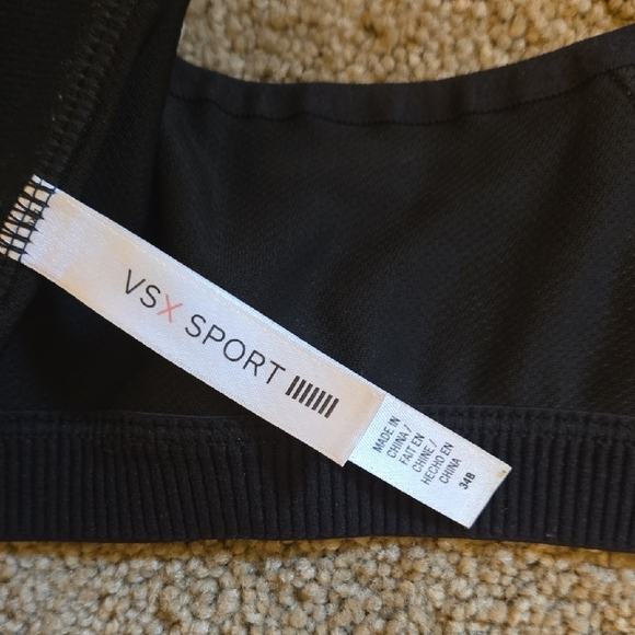 Black and Gray Women's Sports Bra - Picture 7 of 10